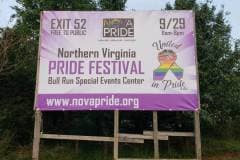 NOVA Pride Banner Installation
