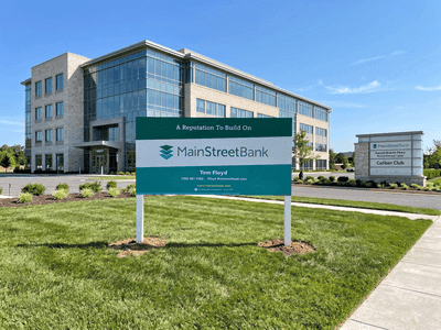 Main Street Bank Sign