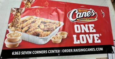 Raising Canes Banner