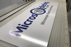 Aluminum =-Work-Signage